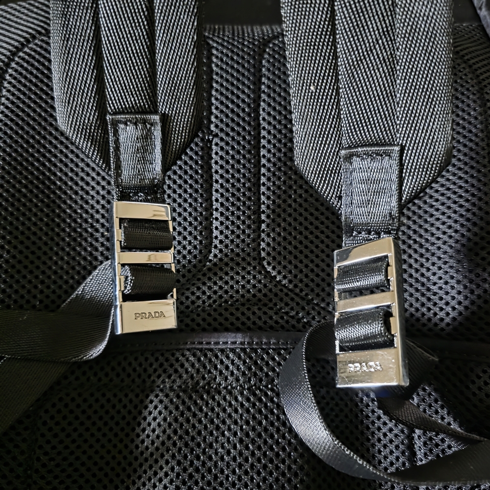 Source Unknown Prada Black Nylon Backpack - image 7